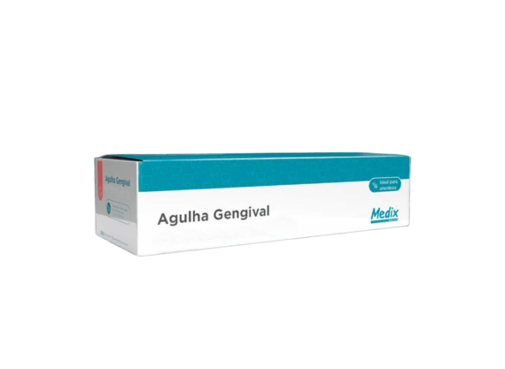 Agulha Gengival 30G Caixa C/ 100 Unidades