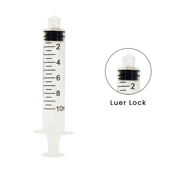 Seringa Hipodérmica Luer Lock 10ml com Agulha Caixa C/ 100 Unidades - Image 2