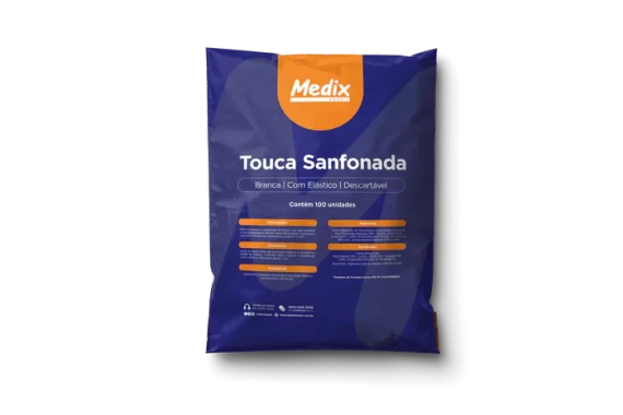 Touca Sanfonada com Elástico Descartável