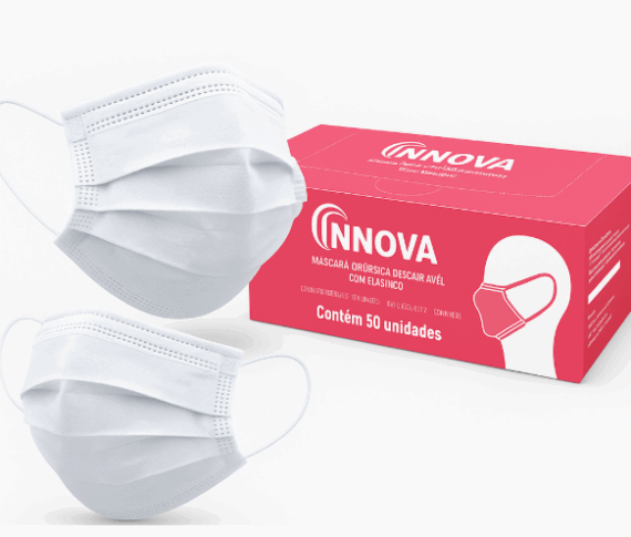 Máscara Descartável Tripla Innova